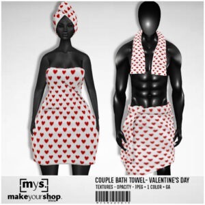 COUPLE BATH TOWEL-MD25015