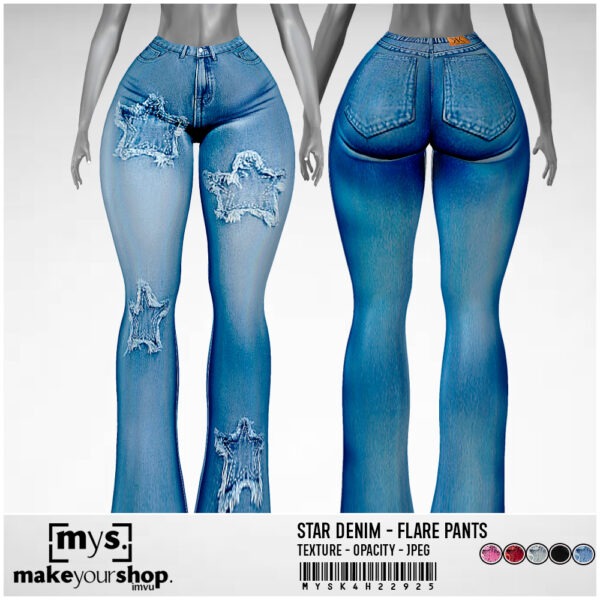 STAR-DENIM-FLARE-K4H-22925