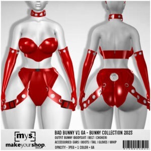 RED BAD BUNNY V2-GA-MD25026