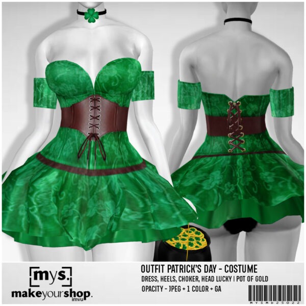 OUTIFT PATRICK'S DAY COSTUME - MD25022