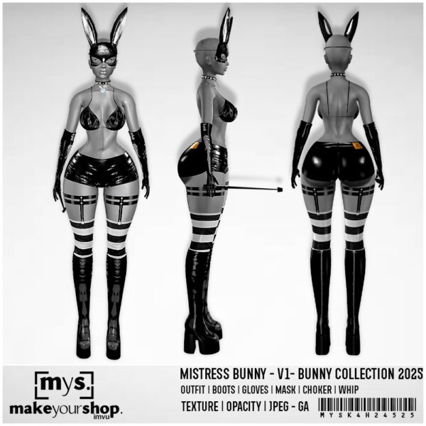 MISTRESS BUNNY COSTUME-V1-GA-K4H-24525 - Image 2