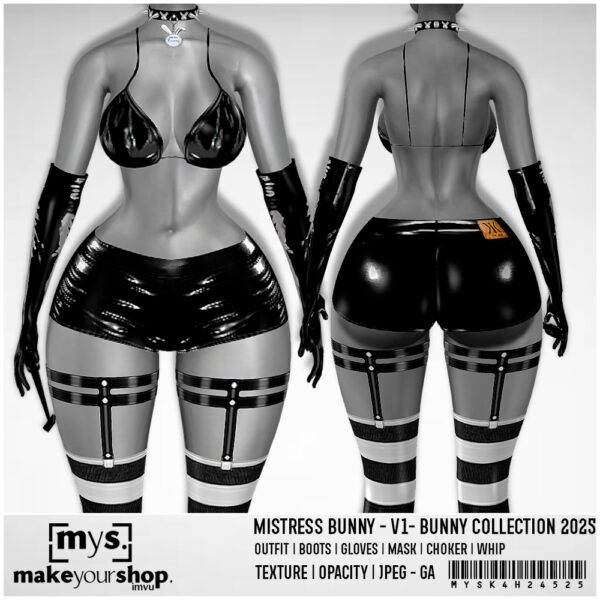 MISTRESS BUNNY COSTUME-V1-GA-K4H-24525