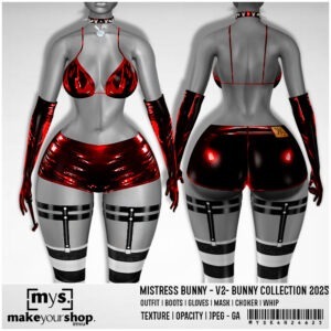 MISTRESS BUNNY COSTUME-V2-GA-K4H-24625