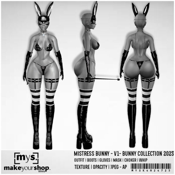 MISTRESS BUNNY COSTUME-V1-AP-K4H-24725 - Image 2