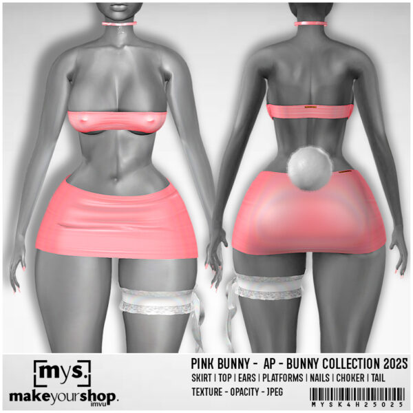 PINK BUNNY COSTUME-AP-K4H-25025