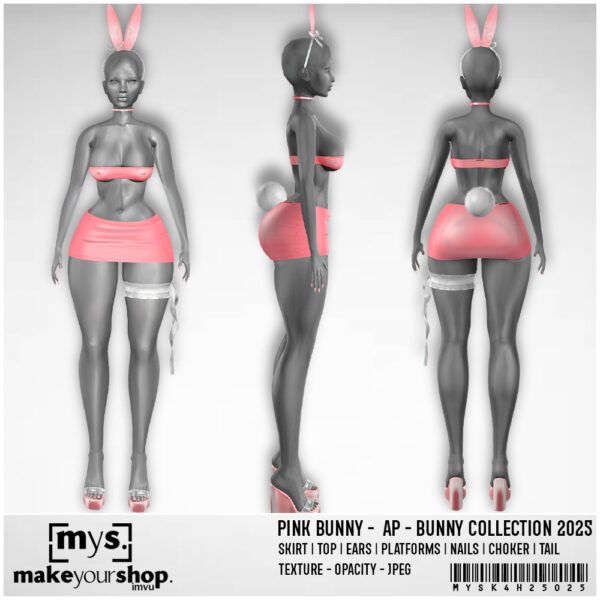 PINK BUNNY COSTUME-AP-K4H-25025 - Image 2