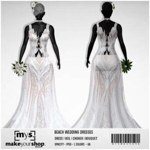 BEACH WEDDING DRESS - MD25036