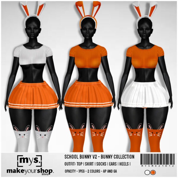 SCHOOL BUNNY V2-AP-GA-MD21012