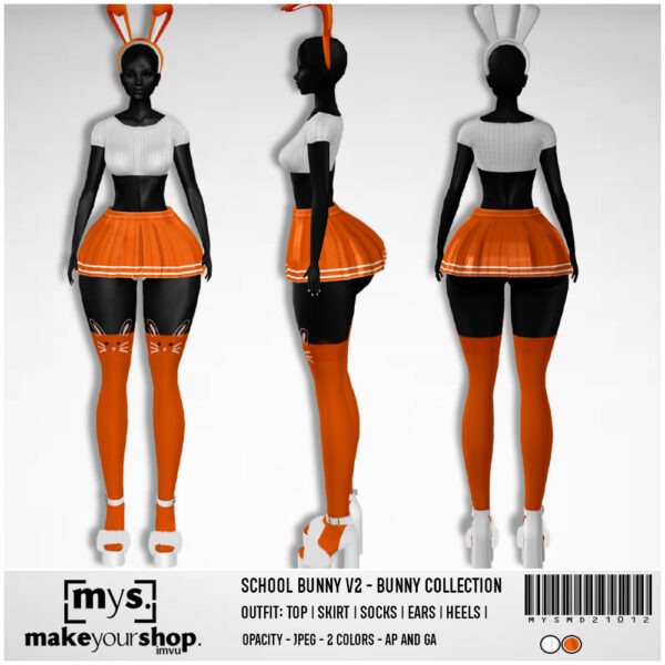 SCHOOL BUNNY V2-AP-GA-MD21012 - Image 2