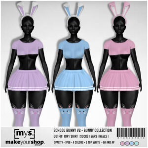 SCHOOL BUNNY V3-AP+GA-MD21012