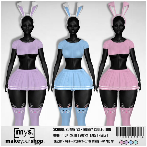 SCHOOL BUNNY V3-AP+GA-MD21012