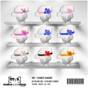 HAT+FLOWER SUMMER - MD25049