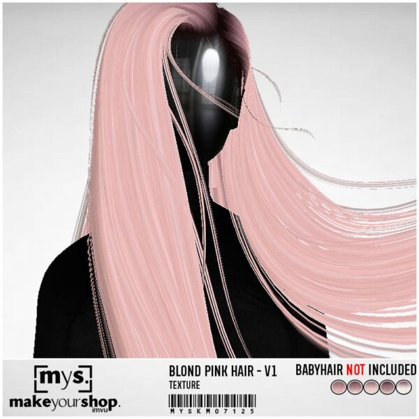 BLONDE PINK HAIR PACK -KM-071-25 - Image 2