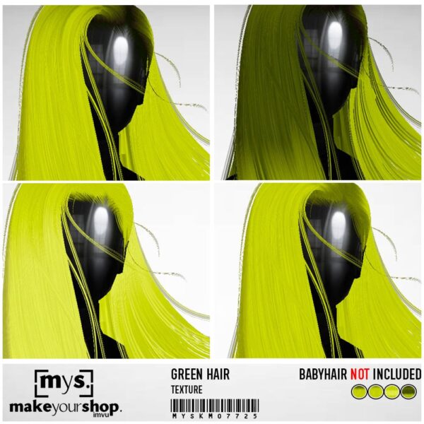 GREEN HAIR HAIR-KM-077-25