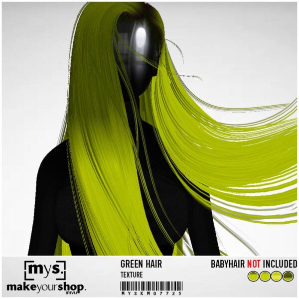 GREEN HAIR HAIR-KM-077-25 - Image 3
