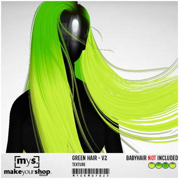 GREEN HAIR HAIR V2-KM-078-25 - Image 3