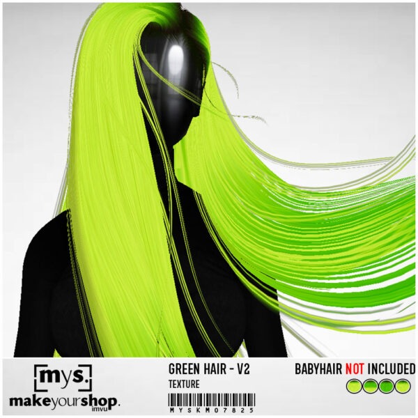 GREEN HAIR HAIR V2-KM-078-25 - Image 5