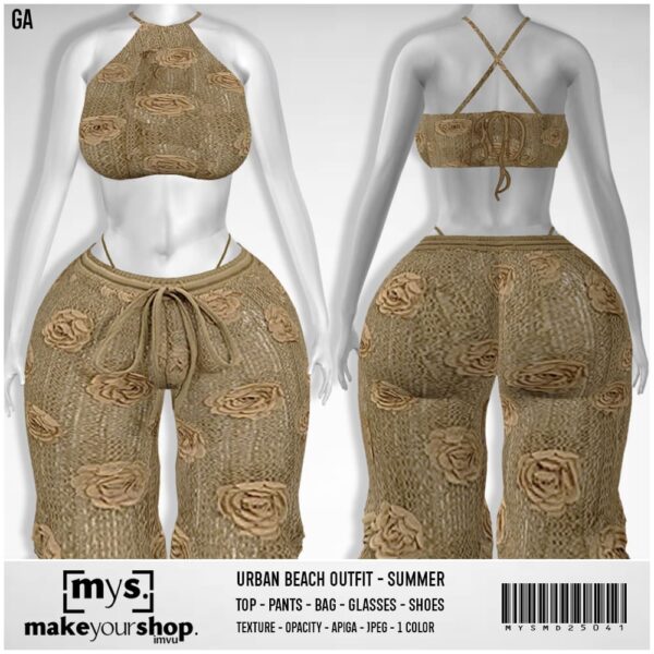 URBAN BEACH OUTFIT - MD25041 - Image 2