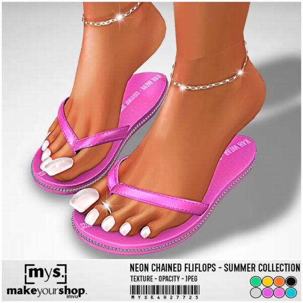 NEON CHAINED FLIFLOPS - K4H -27725