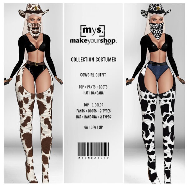 COWGIRL COSTUMES - MD21049