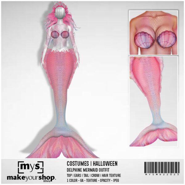 DELPHINE MERMAID OUTFIT - MD22025 - Image 2