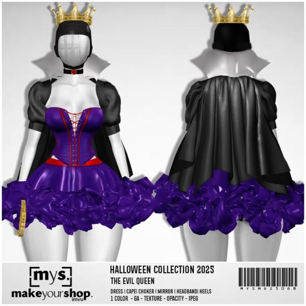 GRIMHILDE-EVIL QUEEN COSTUME - MD25068