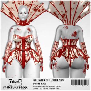 VAMPIRE BLOOD COSTUME - MD25069