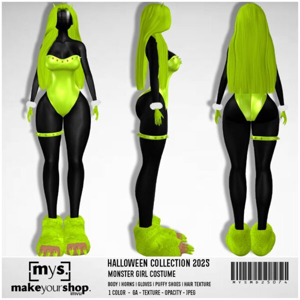 MONSTER GIRL COSTUMES - MD25074 - Image 2