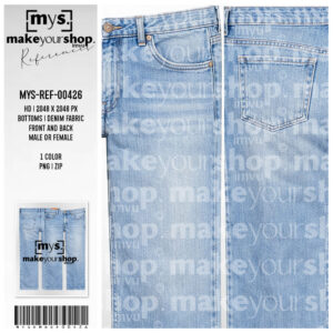 MYSKMREF00426 - Denim Pants Texture Reference 1