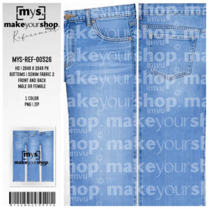 MYSKMREF00526 - Denim Pants Texture Reference 2