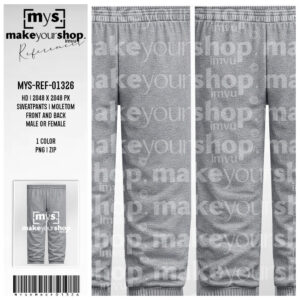 MYSKMREF01326 - Sweatpants Texture Reference