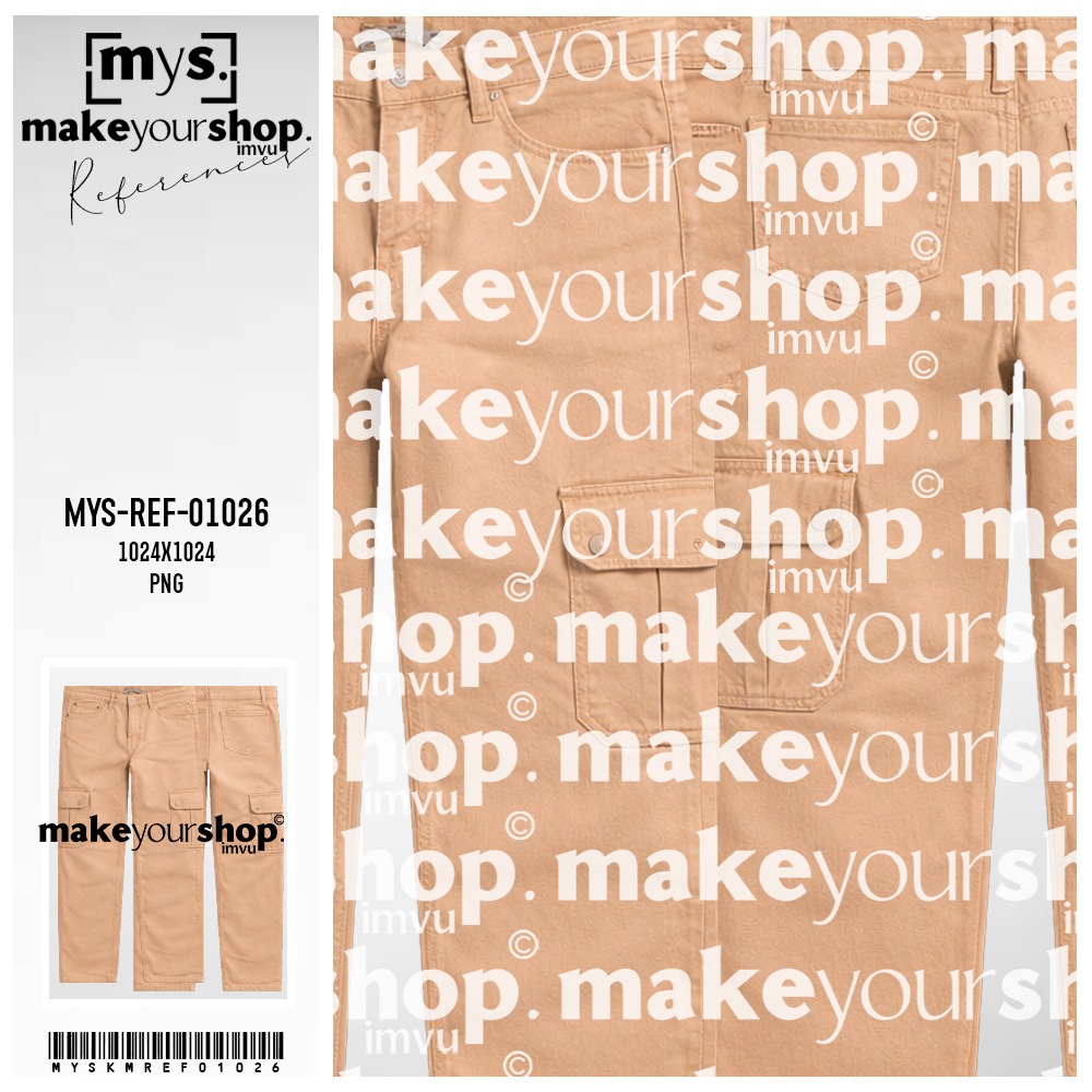 MYSKMREF01026 - CARGO KHAKI PANTS