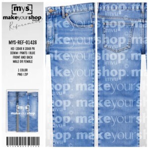 MYSKMREF01426 -Denim Pants Texture Reference