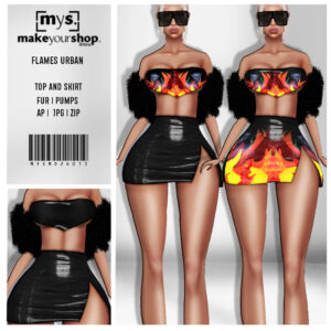FLAMES URBAN OUTFIT - MD26013