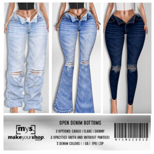 OPEN DENIM BOTTOMS - MD26020