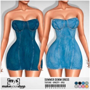 SUMMER DENIM DRESS - K4H -29226