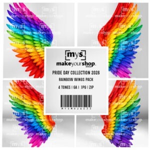 RAINBOW WINGS PACK 6 - MD26033