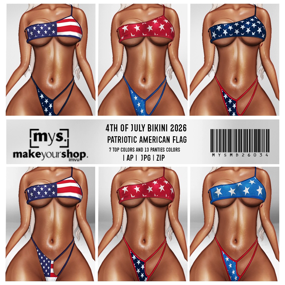 Bikini Patriotic American - MD26034