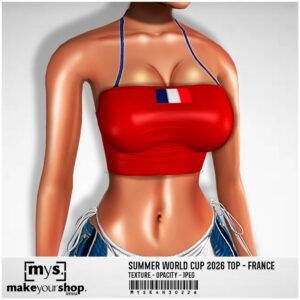 SUMMER WORLD CUP TOP - FRANCE - K4H - 30226