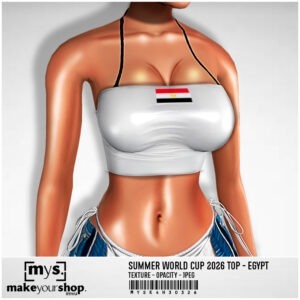 SUMMER WORLD CUP TOP - EGYPT - K4H - 30326
