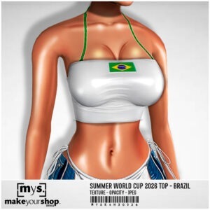SUMMER WORLD CUP TOP - BRAZIL - K4H - 30526