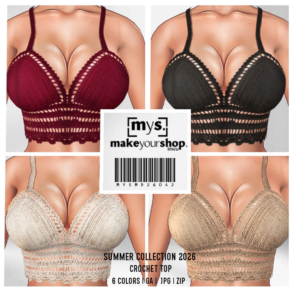 LUNNA CROCHET TOP - MD26042