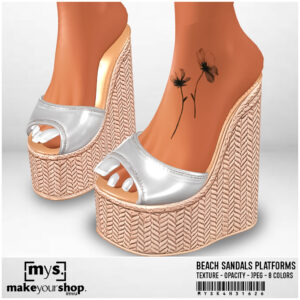 BEACH SANDALS PLATFORMS - K4H - 31626