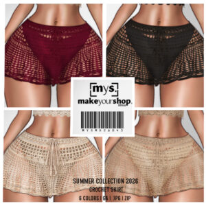 LUNNA CROCHET SKIRT - MD26043