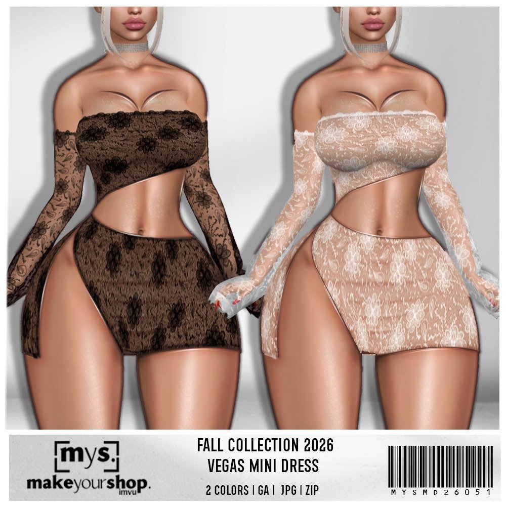VEGAS LACE MINI DRESS - MD26051