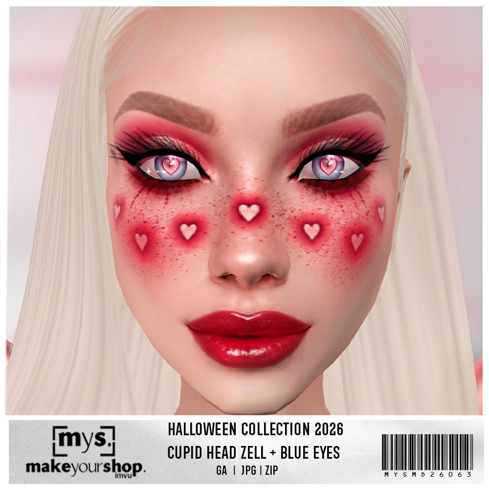 CUPID HEAD ZELL + BLUE EYES - MD26063